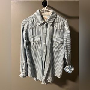 Billabong x Wrangler Headed West Denim Shirt/Flannel